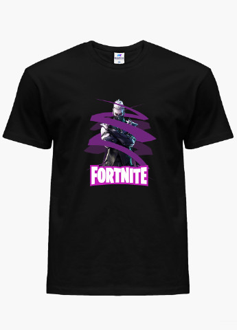Черная демисезонная футболка детская фортнайт (fortnite)(9224-1190) MobiPrint