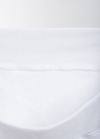 Белый хлопковый свитшот с логотипом Supreme Spain - крой однотонный белый кэжуал - (251894207)