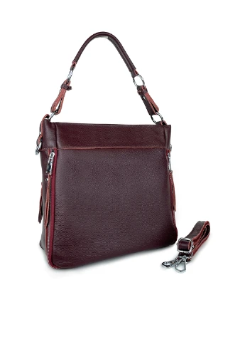 Бордова сумка велика м'яка 28*30*11 Fashion (251853910)