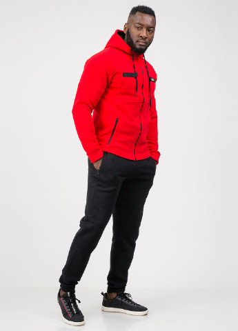 Красный демисезонный костюм (толстовка, брюки) брючный SA-sport