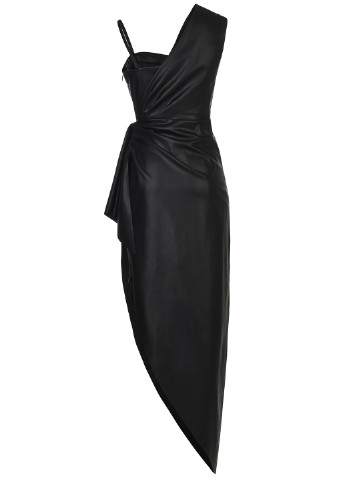 Чорна коктейльна плаття, сукня з відкритими плечима LOVE REPUBLIC