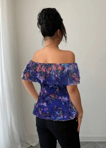 Синяя блуза SHEIN