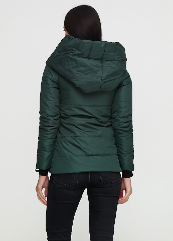 Темно-зеленая демисезонная куртка Ellis
