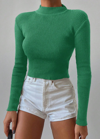 Зеленый демисезонный джемпер джемпер SHEIN