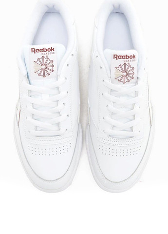 Белые демисезонные кроссовки Reebok