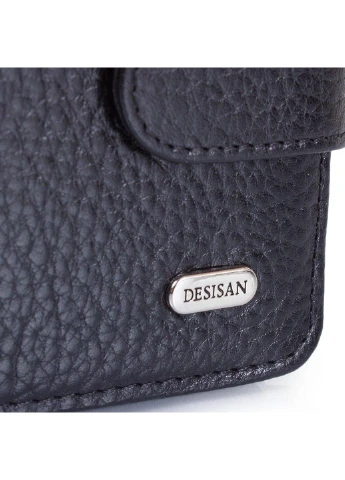 Мужское кожаное портмоне 9,5х12,5х1,5 см Desisan (232988599)