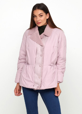 Розовая демисезонная куртка Eva