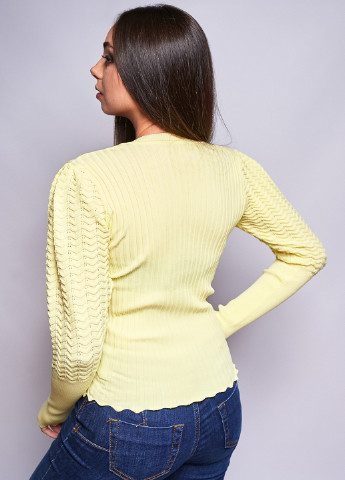 Жовтий демісезонний пуловер пуловер Madoc Jeans
