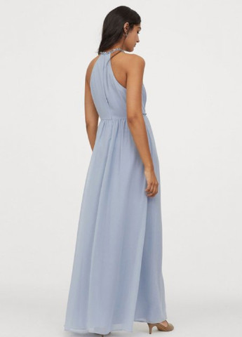 Сіро-голубий кежуал сукня H&M однотонна