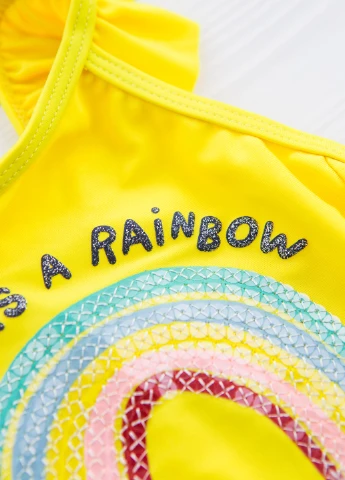 Жовтий літній купальник суцільний Primark