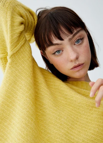 Желтый демисезонный джемпер джемпер Pull & Bear