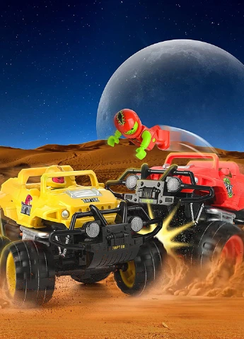 Игровой набор crash car на р/у – битва команд (2 модели, 4 корпуса, аккум.4.8v) Monster Smash-Ups (126584478)