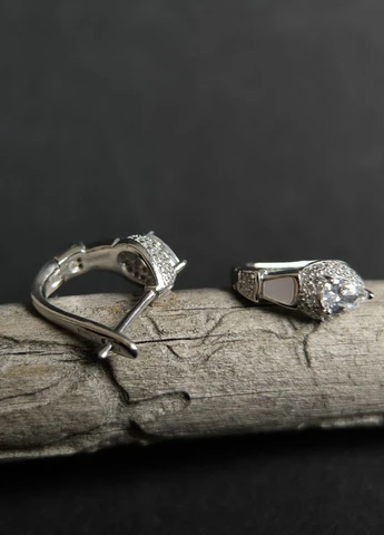 Серьги Silver Flame (350941278)
