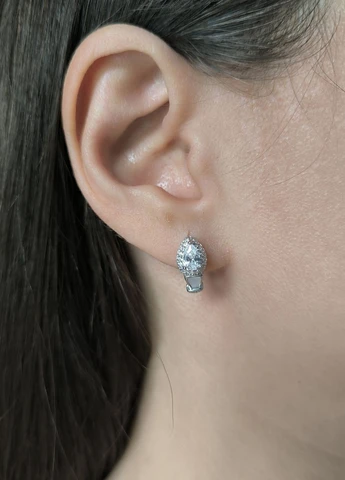 Серьги Silver Flame (350941278)
