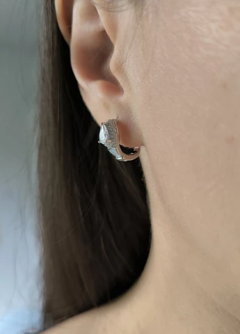 Серьги Silver Flame (350941278)