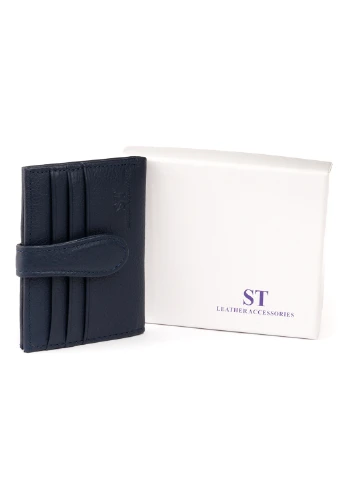 Жіночий шкіряний гаманець-візитниця 10х8,3х1,5 см st leather (252134156)