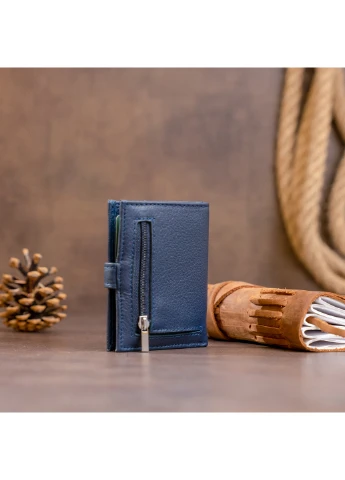 Жіночий шкіряний гаманець-візитниця 10х8,3х1,5 см st leather (252134156)
