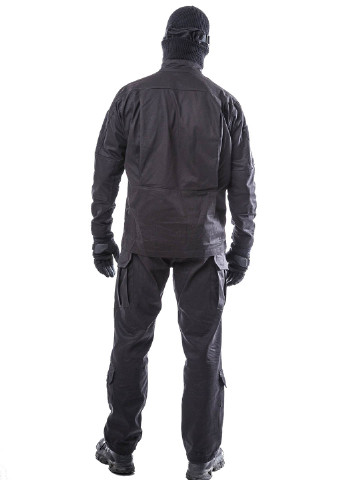 Чорний демісезонний костюм (куртка, штани) брючний Nation Gear