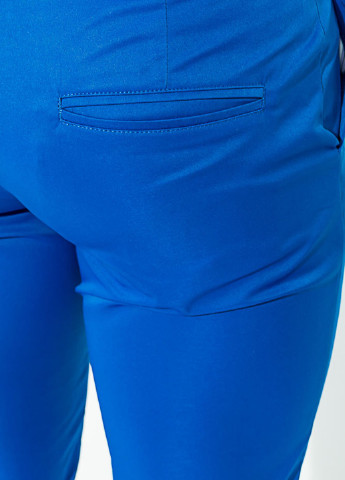 Сине-желтые кэжуал демисезонные прямые брюки Time of Style