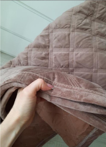 Покрывало велюровое с узором ромбы Vishnya (252816057)