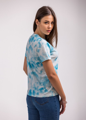 Синя всесезон футболка жіноча Наталюкс 42-2363