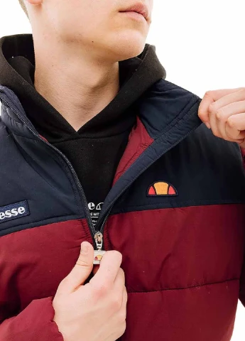 Красная демисезонная куртка shr12789-803 Ellesse Nebula Padded Jacket Red/Blue