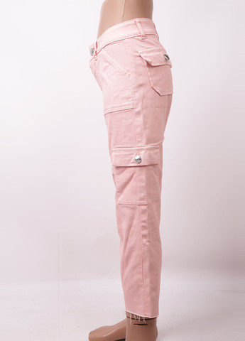 Светло-розовые летние укороченные, карго джинсы Justice