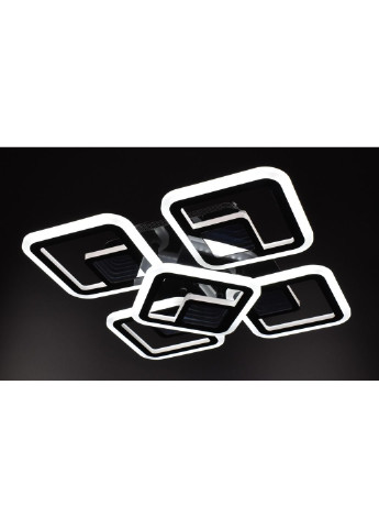 Люстра потолочная LED с пультом A2720/4+1S-3D-bk Черный 10х40х40 см. Sunnysky (253628827)