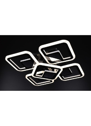 Люстра потолочная LED с пультом A2720/4+1S-3D-bk Черный 10х40х40 см. Sunnysky (253628827)