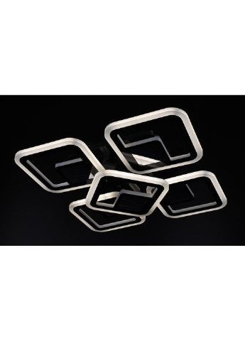 Люстра потолочная LED с пультом A2720/4+1S-3D-bk Черный 10х40х40 см. Sunnysky (253628827)