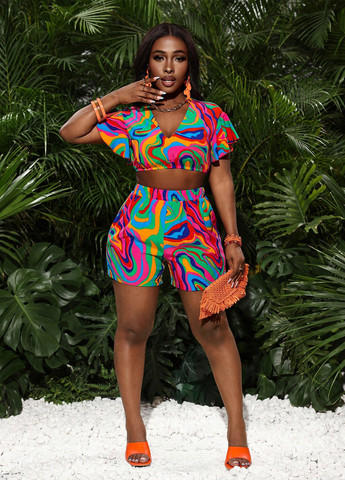 Костюм (топ, шорти) SHEIN (365497525)