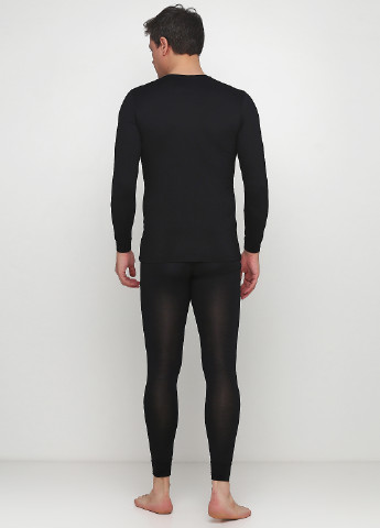 Термокостюм (лонгслив, кальсоны) Uniqlo чёрный спортивный