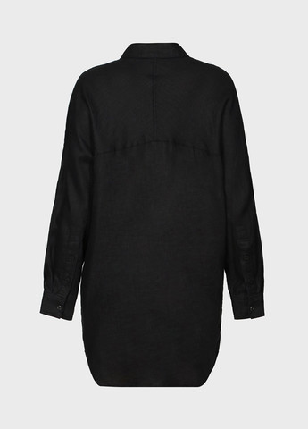 Черное кэжуал платье рубашка PRPY однотонное