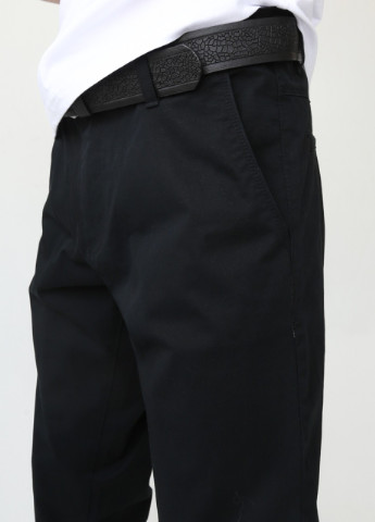 Штани чоловічі чорні тонкі зі стрейчем слим ARCHILES slim (253616686)