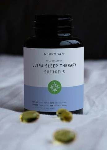 Медичні капсули CBD софтгелеві капсули для міцного сну 2700mg CBD+1200mg CBN 60 капсул Neurogan (252507953)