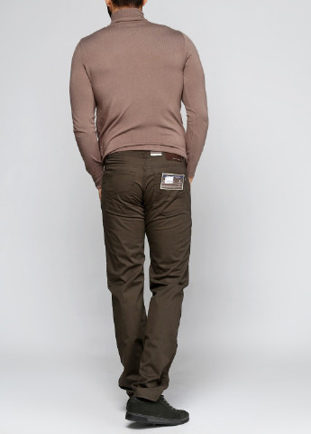 Коричневые демисезонные прямые джинсы Pierre Cardin