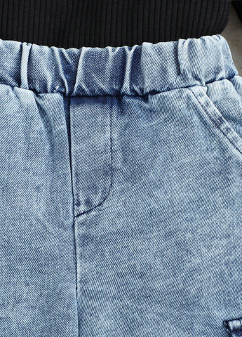 Комбинированный демисезонный комплект (жилет, лонгслив, джинсы) SHEIN