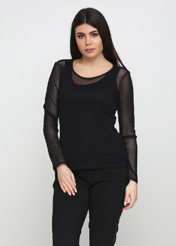 Черная демисезонная блуза Marta Palmieri