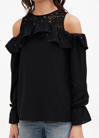 Чорна блуза Sassofono