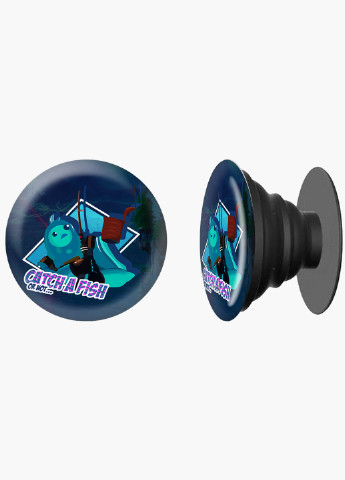Попсокет (Popsockets) держатель для смартфона Фортнайт (Fortnite) (8754-1197) Черный MobiPrint (216748582)