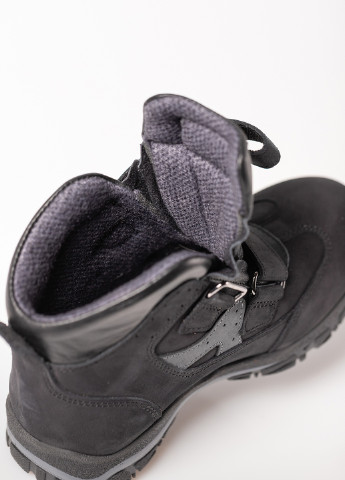 Черные кэжуал осенние ботинки из нубука на мальчика Tutubi
