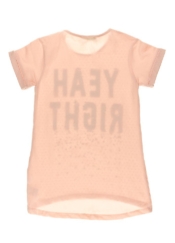 Рожева літня футболка з коротким рукавом Cichlid