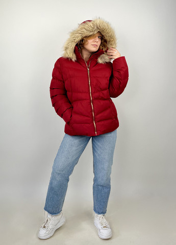 Червона демісезонна куртка Threadbare