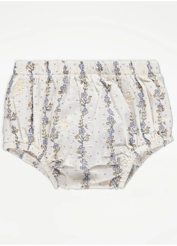 Белый летний комплект (платье, носки, трусики) George