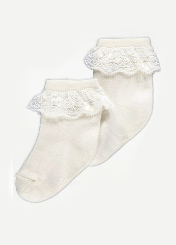 Белый летний комплект (платье, носки, трусики) George