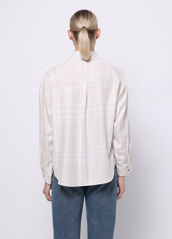 Светло-бежевая кэжуал рубашка в клетку Colin's