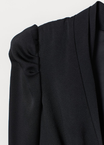 Черное кэжуал платье H&M однотонное