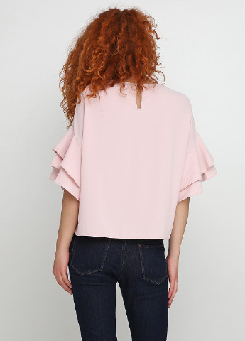 Пудровая летняя блуза Zara