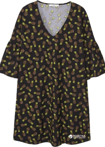 Красное кэжуал платье Mango однотонное