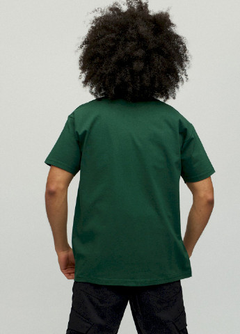 Темно-зеленая футболка мужская YAPPI